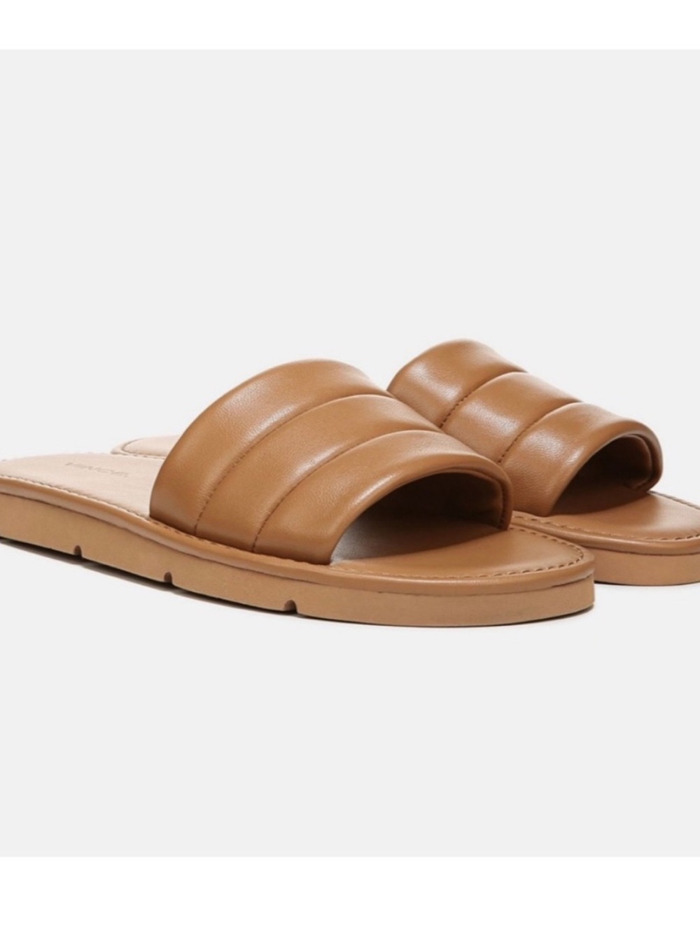 Vince | Olina Leather Slip-On  Slide Sandal | size 7.5